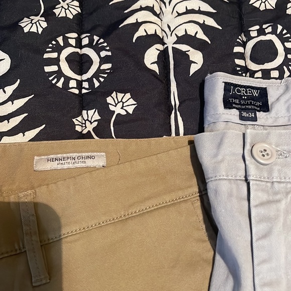 Mens 36X34 straight leg bundle, grey/khaki - Picture 2 of 7